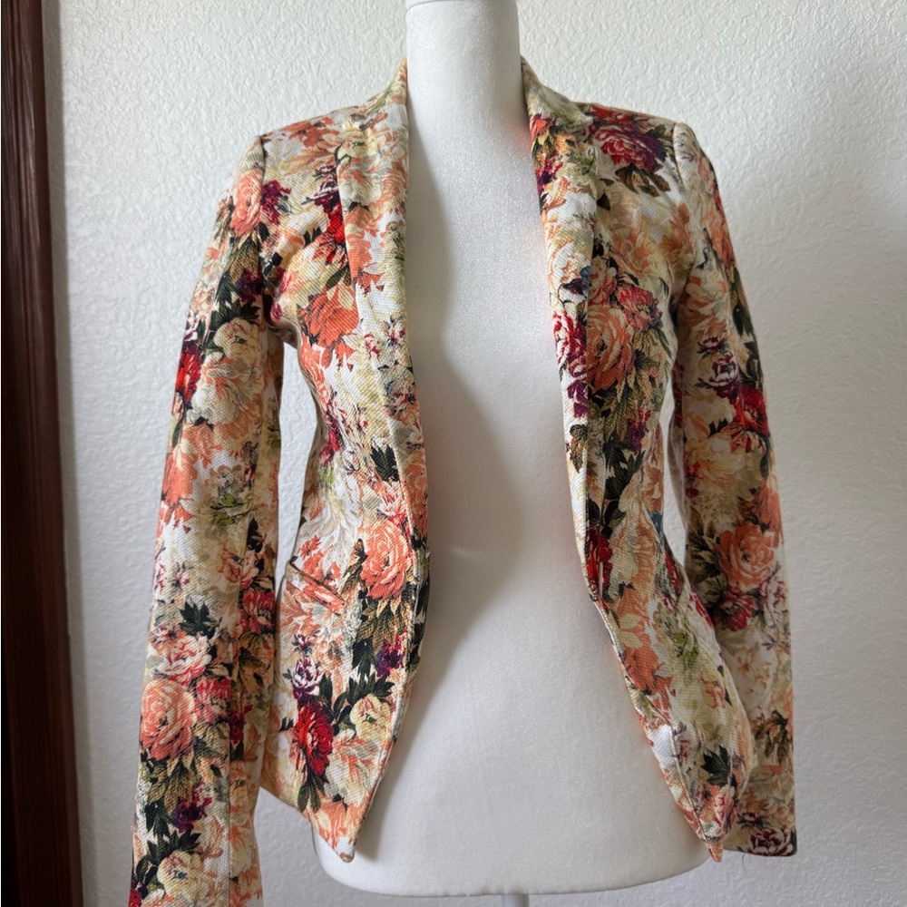 Zara Floral Blazer - Multicolor